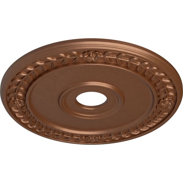Wreath Ceiling Medallion (Fits Canopies Up To 6), 21 1/8OD X 3 5/8ID X 7/8P